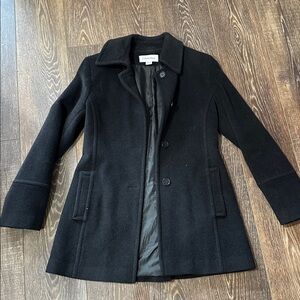 Calvin Klein Elegant Black Coat